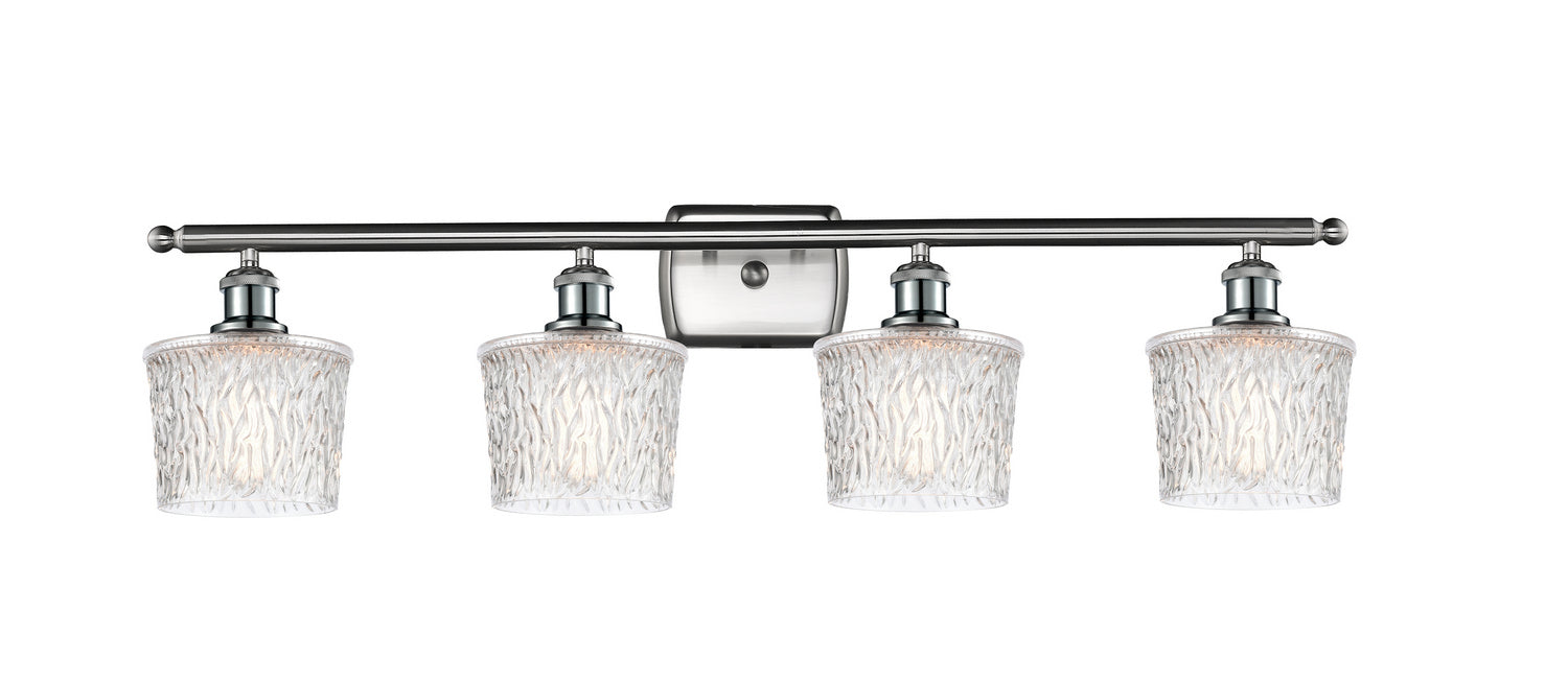 Innovations 516-4W-SN-G402 Four Light Bath Vanity, Brushed Satin Nickel