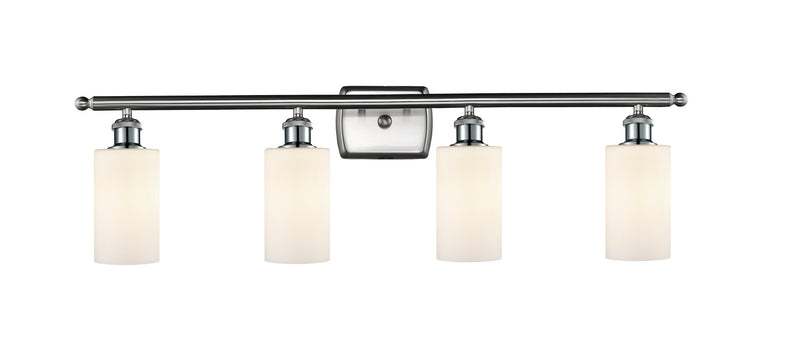 Innovations 516-4W-SN-G801 Four Light Bath Vanity, Brushed Satin Nickel