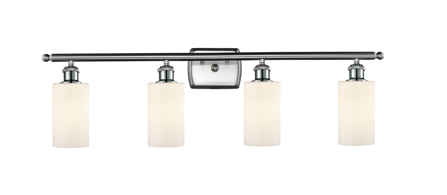 Innovations 516-4W-SN-G801 Four Light Bath Vanity, Brushed Satin Nickel