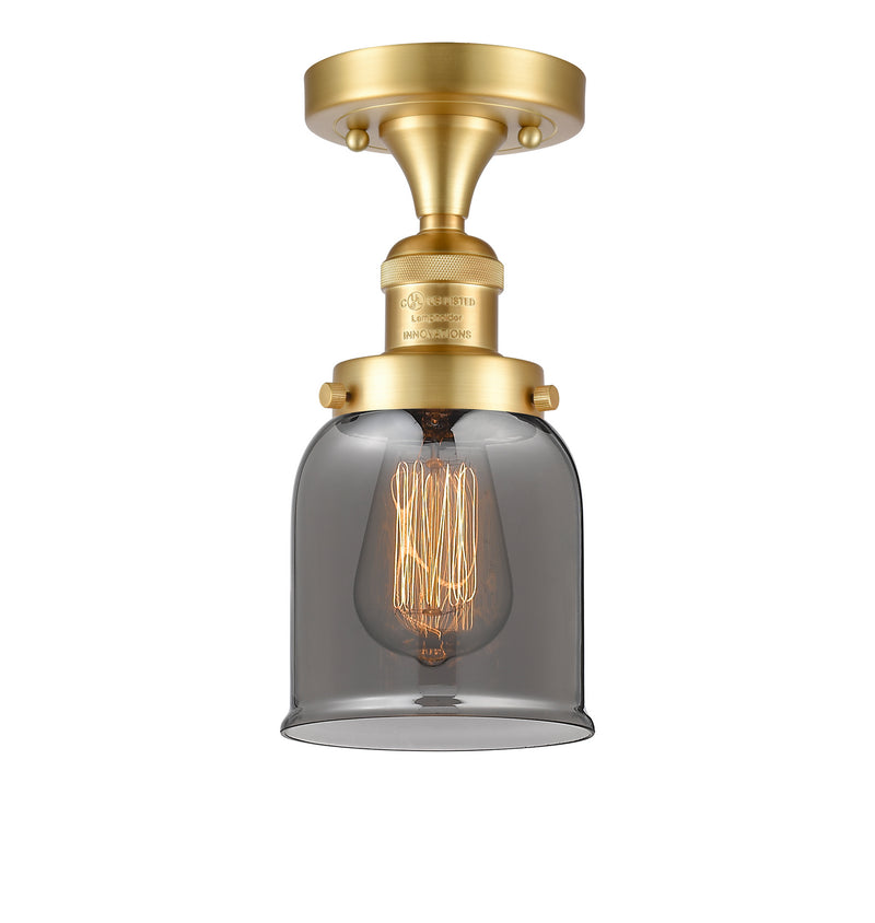 Innovations 517-1CH-SG-G53-LED LED Semi-Flush Mount, Satin Gold