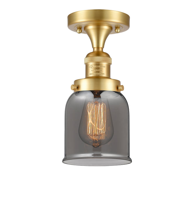 Innovations 517-1CH-SG-G53-LED LED Semi-Flush Mount, Satin Gold