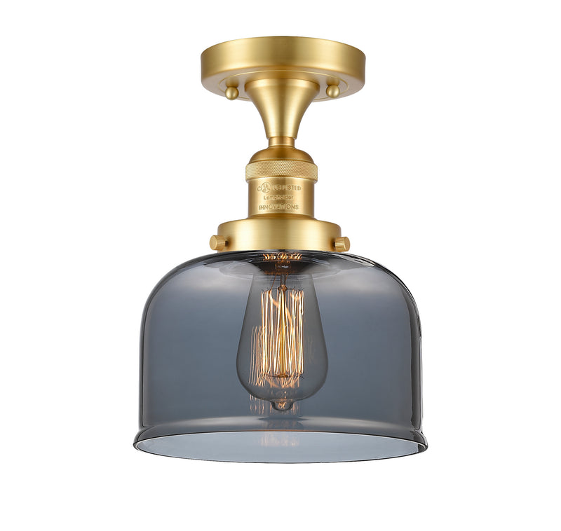 Innovations 517-1CH-SG-G73-LED LED Semi-Flush Mount, Satin Gold