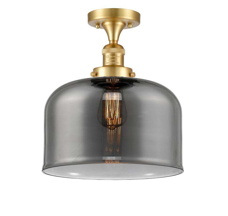 Innovations 517-1CH-SG-G73-L-LED LED Semi-Flush Mount, Satin Gold