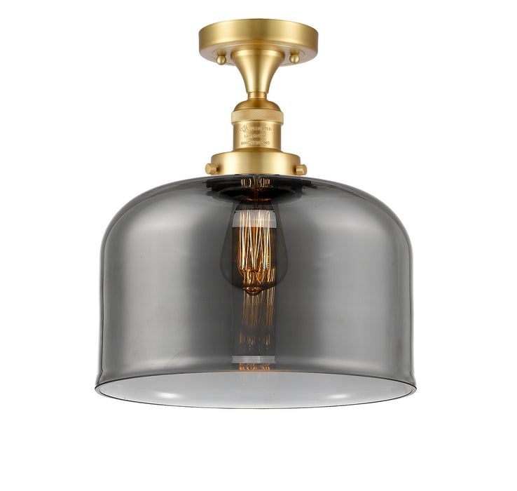 Innovations 517-1CH-SG-G73-L-LED LED Semi-Flush Mount, Satin Gold