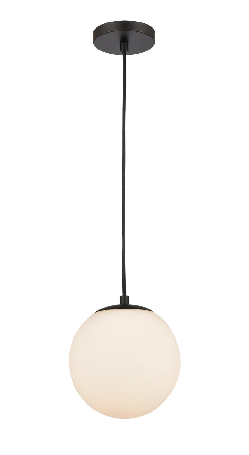 Innovations 608-BK-W One Light Mini Pendant, Matte Black