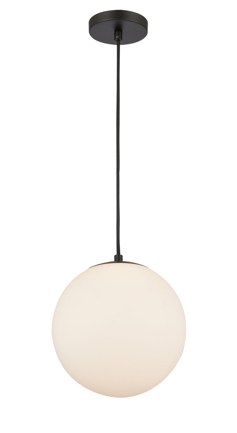 Innovations 610-BK-W One Light Mini Pendant, Matte Black