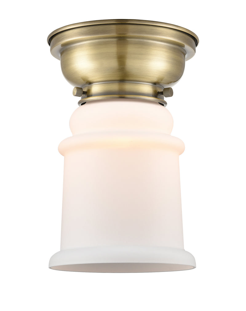 Innovations 623-1F-AB-G181-LED LED Flush Mount, Antique Brass