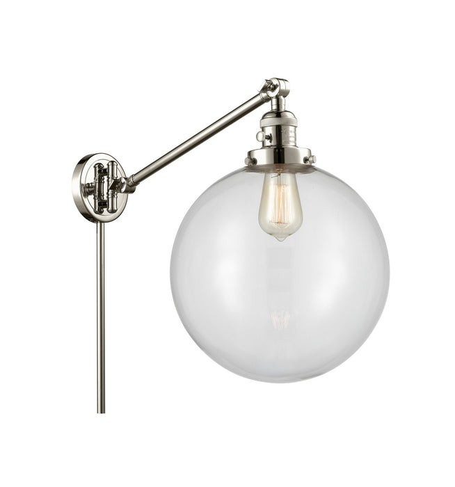 Innovations 237-PN-G202-12-LED LED Swing Arm Lamp, Polished Nickel