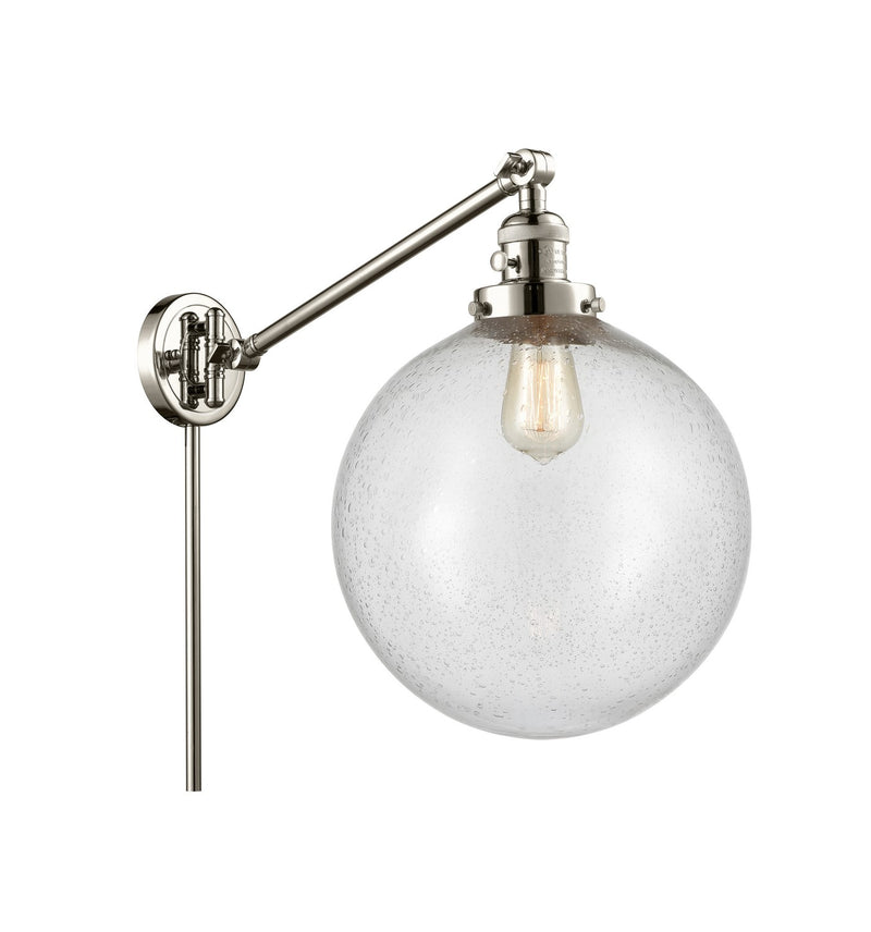 Innovations 237-PN-G204-12-LED LED Swing Arm Lamp, Polished Nickel