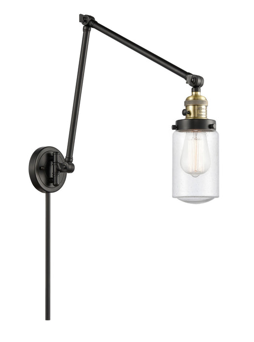Innovations 238-BAB-G314-LED LED Swing Arm Lamp, Black Antique Brass