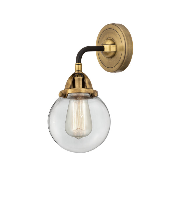 Innovations 288-1W-BAB-G202-6 One Light Wall Sconce, Black Antique Brass