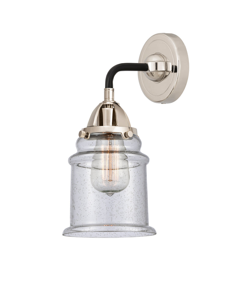 Innovations 288-1W-BPN-G184 One Light Wall Sconce, Black Polished Nickel