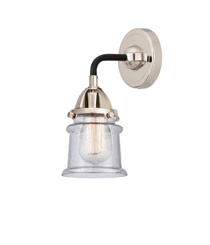 Innovations 288-1W-BPN-G184S One Light Wall Sconce, Black Polished Nickel