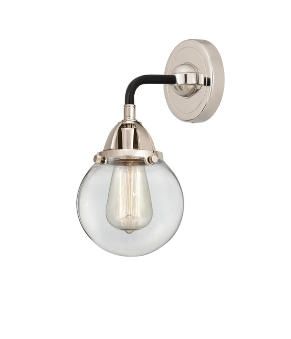 Innovations 288-1W-BPN-G202-6 One Light Wall Sconce, Black Polished Nickel