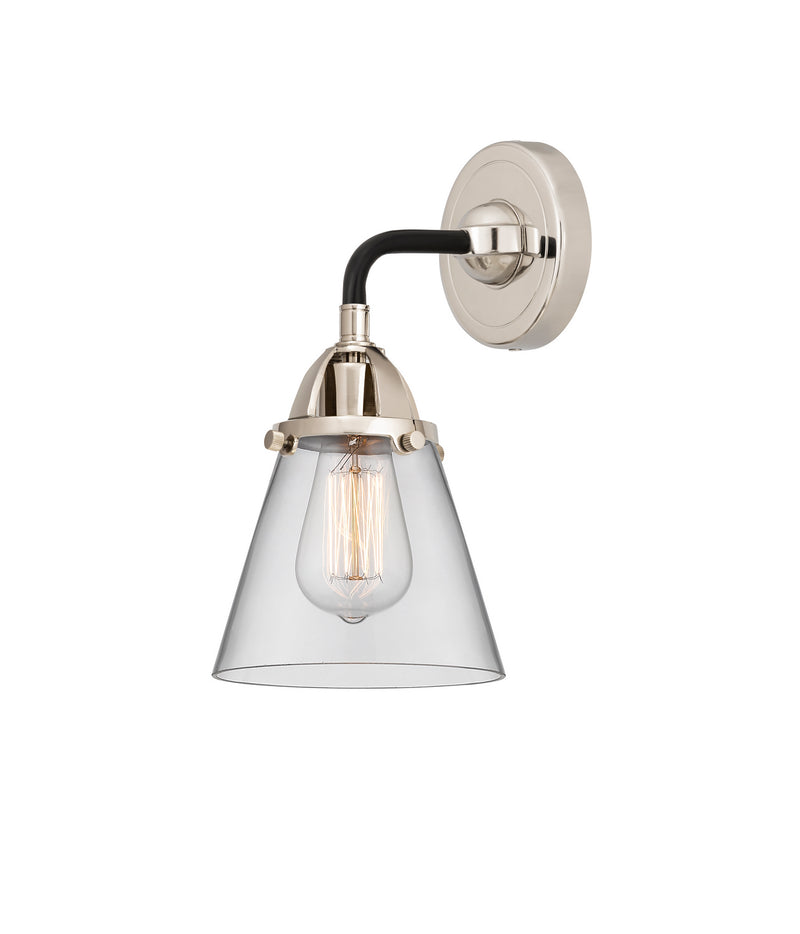 Innovations 288-1W-BPN-G62 One Light Wall Sconce, Black Polished Nickel