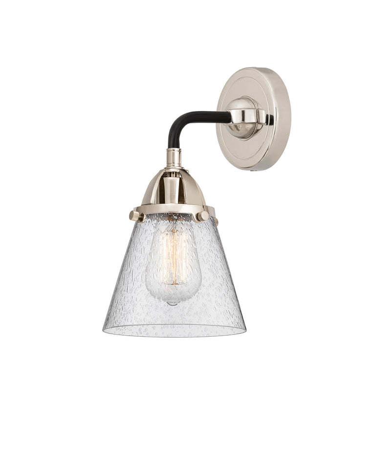 Innovations 288-1W-BPN-G64 One Light Wall Sconce, Black Polished Nickel
