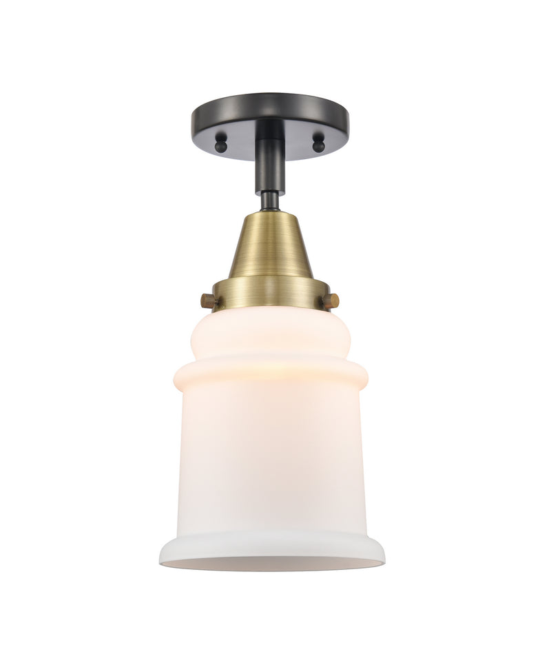 Innovations 447-1C-BAB-G181-LED LED Flush Mount, Black Antique Brass