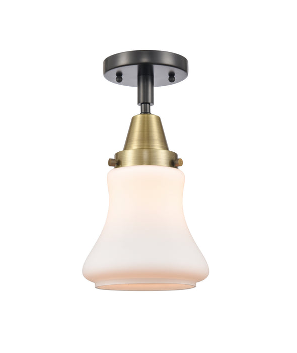 Innovations 447-1C-BAB-G191-LED LED Flush Mount, Black Antique Brass