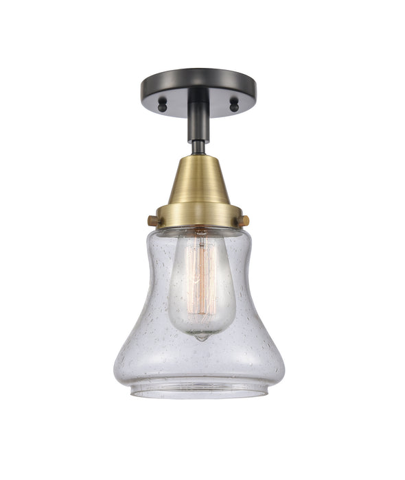 Innovations 447-1C-BAB-G194-LED LED Flush Mount, Black Antique Brass