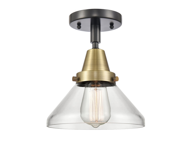 Innovations 447-1C-BAB-G4472-LED LED Flush Mount, Black Antique Brass