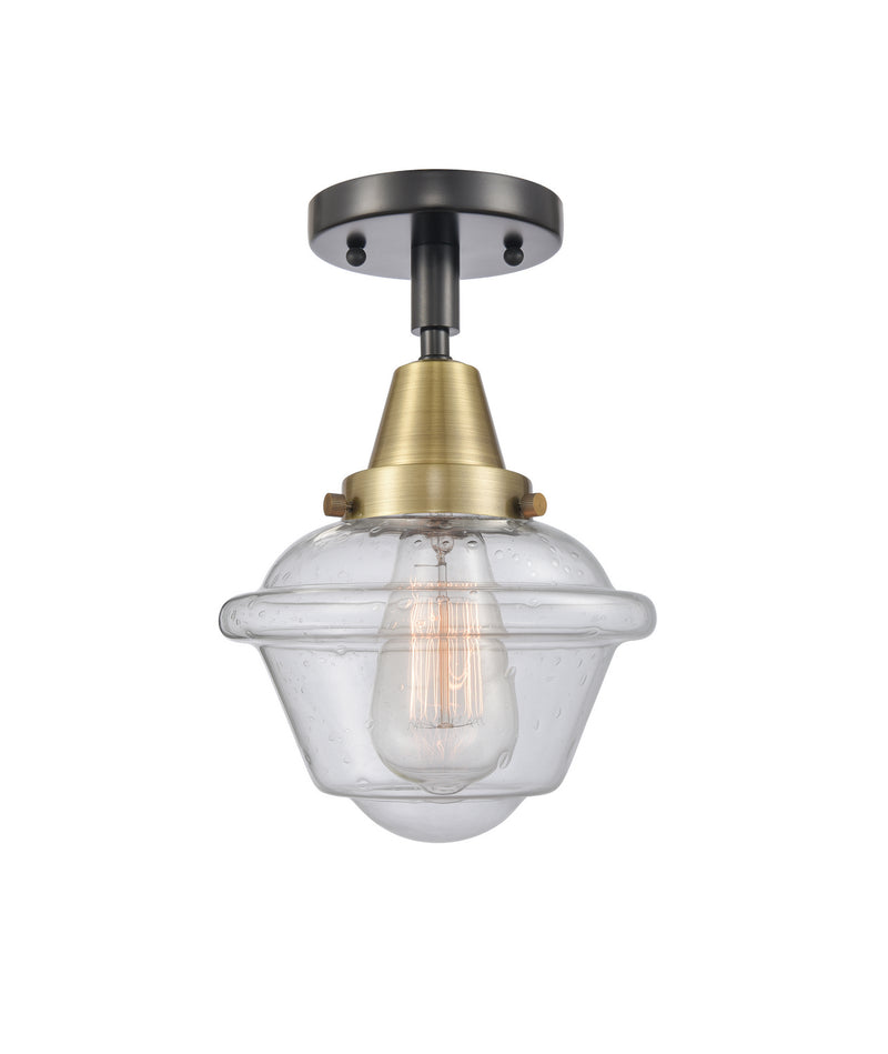 Innovations 447-1C-BAB-G534-LED LED Flush Mount, Black Antique Brass