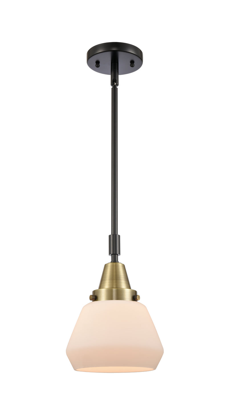 Innovations 447-1S-BAB-G171 One Light Mini Pendant, Black Antique Brass