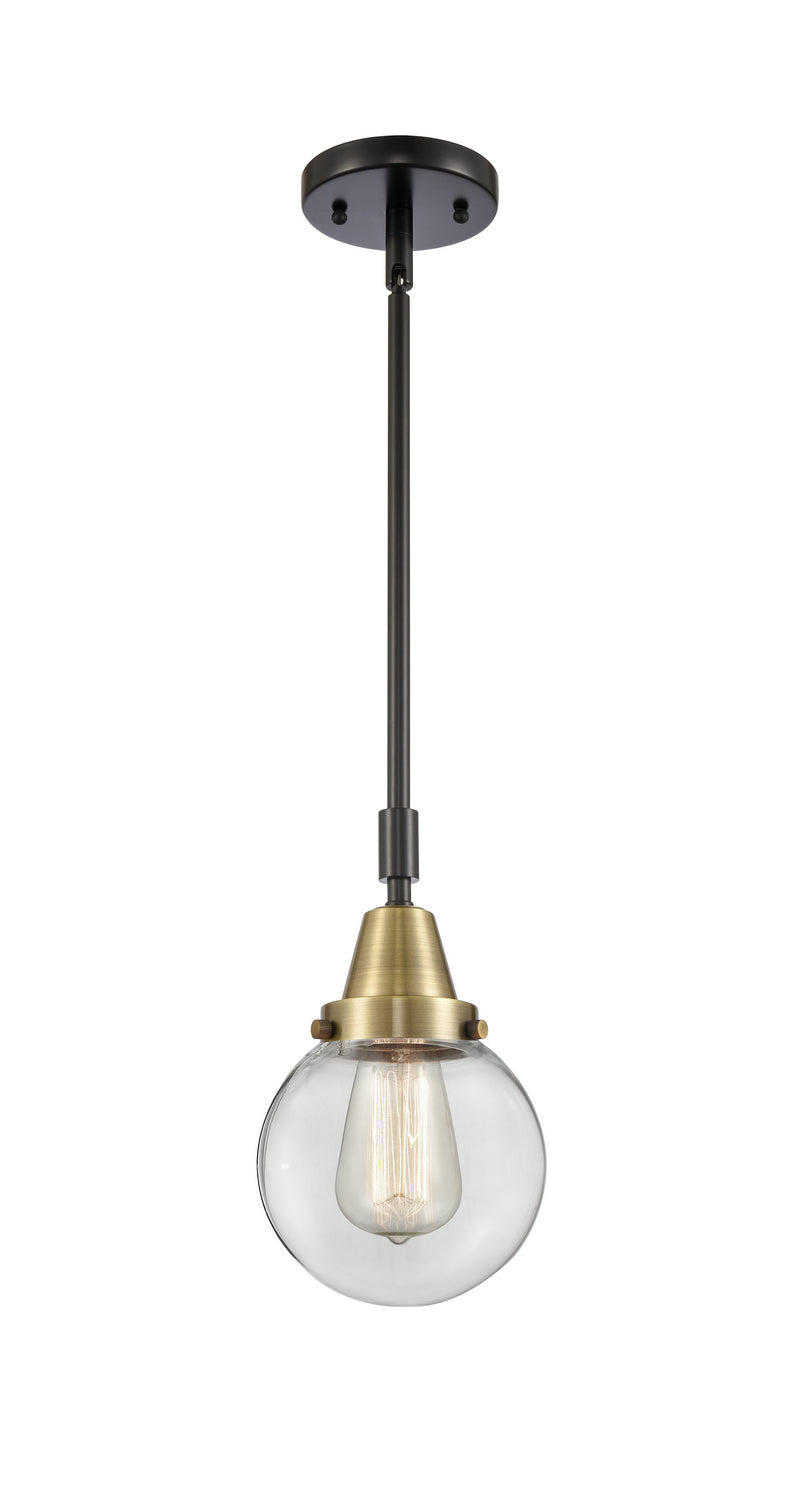 Innovations 447-1S-BAB-G202-6-LED LED Mini Pendant, Black Antique Brass