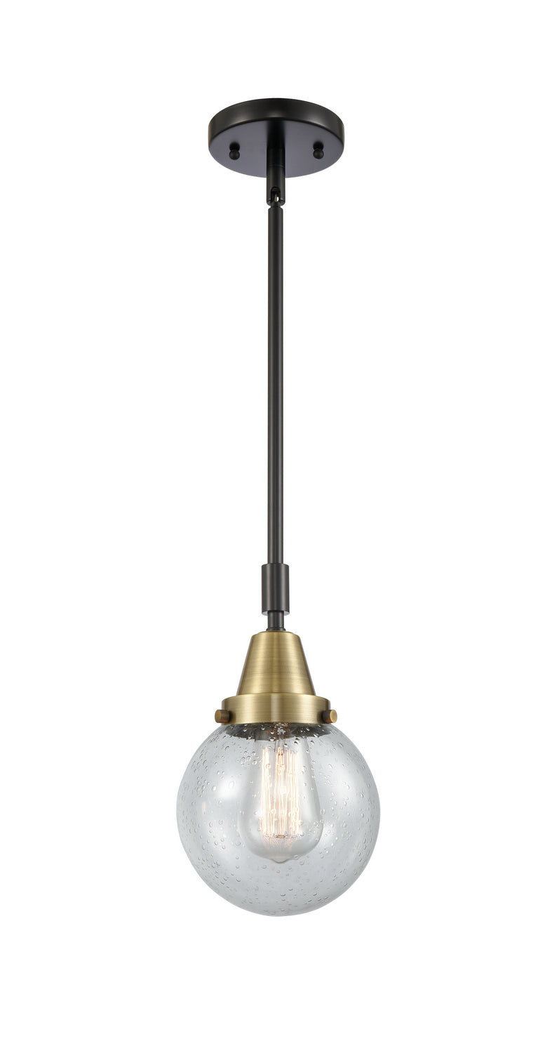 Innovations 447-1S-BAB-G204-6-LED LED Mini Pendant, Black Antique Brass