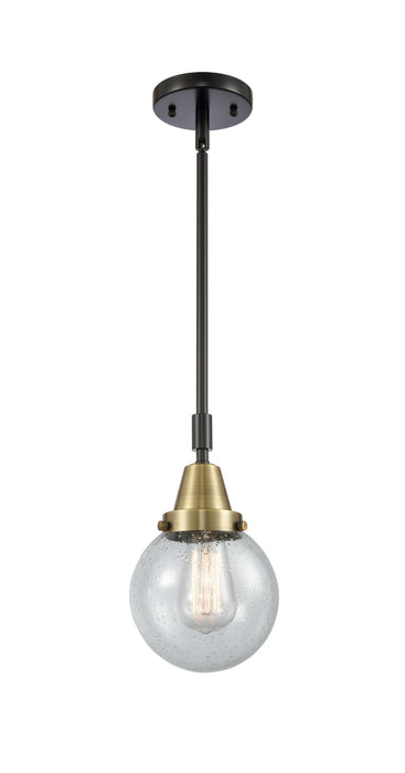 Innovations 447-1S-BAB-G204-6-LED LED Mini Pendant, Black Antique Brass