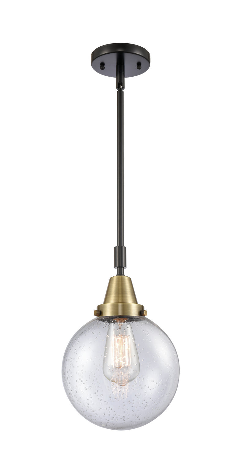 Innovations 447-1S-BAB-G204-8-LED LED Mini Pendant, Black Antique Brass
