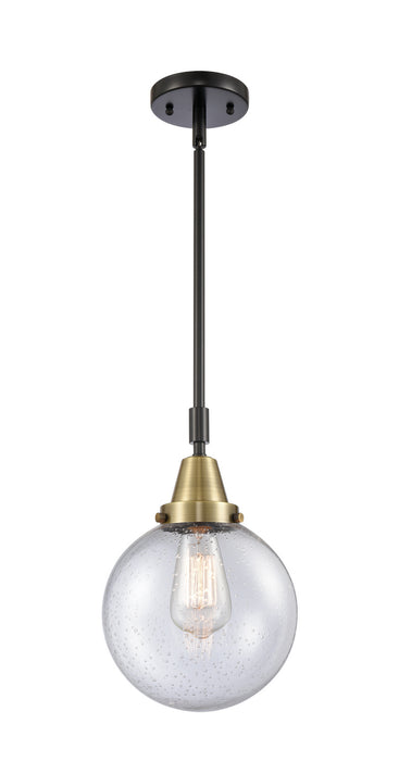 Innovations 447-1S-BAB-G204-8-LED LED Mini Pendant, Black Antique Brass