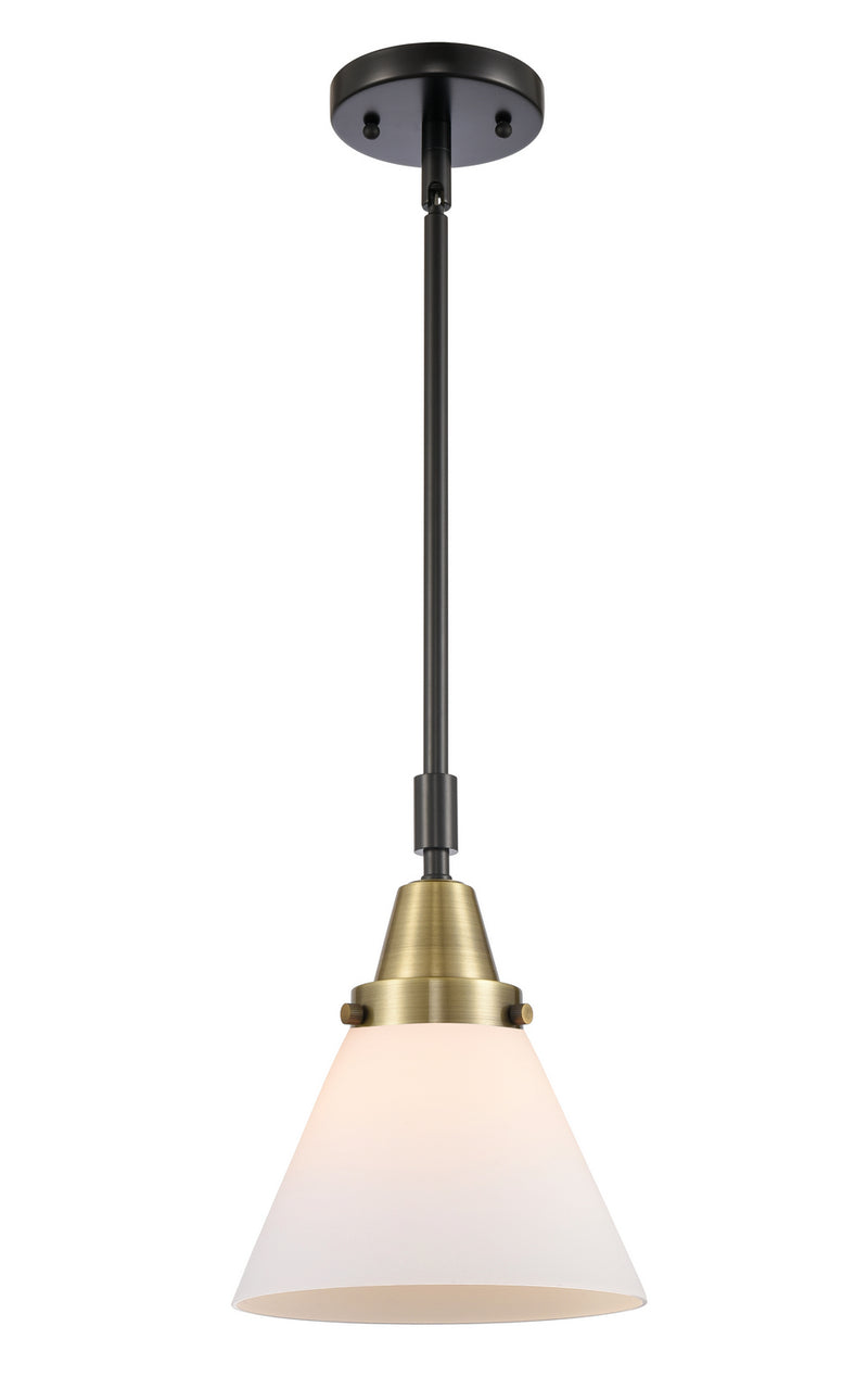 Innovations 447-1S-BAB-G41 One Light Mini Pendant, Black Antique Brass