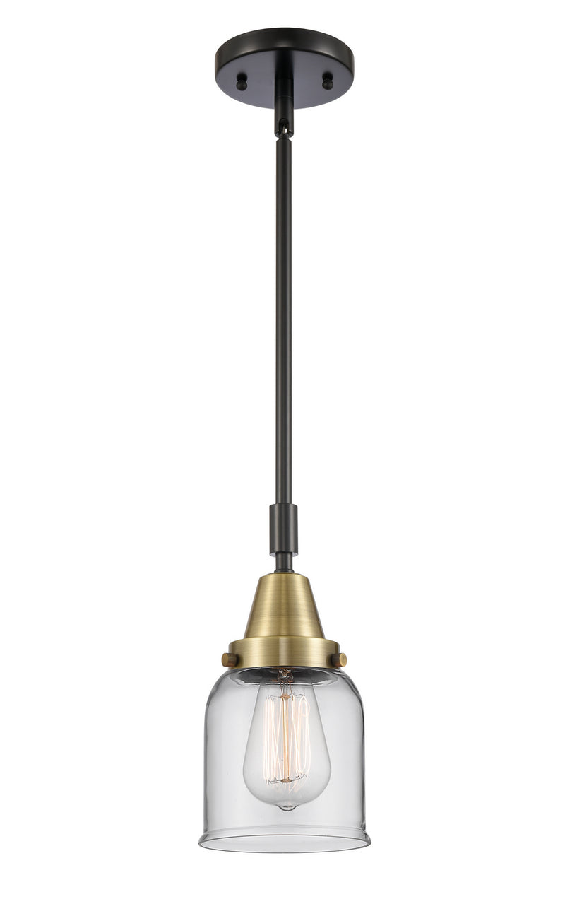 Innovations 447-1S-BAB-G52 One Light Mini Pendant, Black Antique Brass