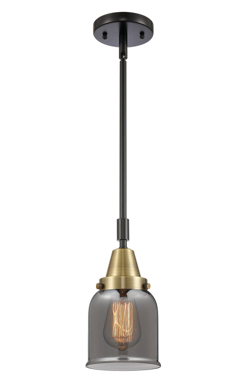 Innovations 447-1S-BAB-G53 One Light Mini Pendant, Black Antique Brass