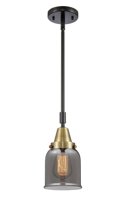 Innovations 447-1S-BAB-G53 One Light Mini Pendant, Black Antique Brass