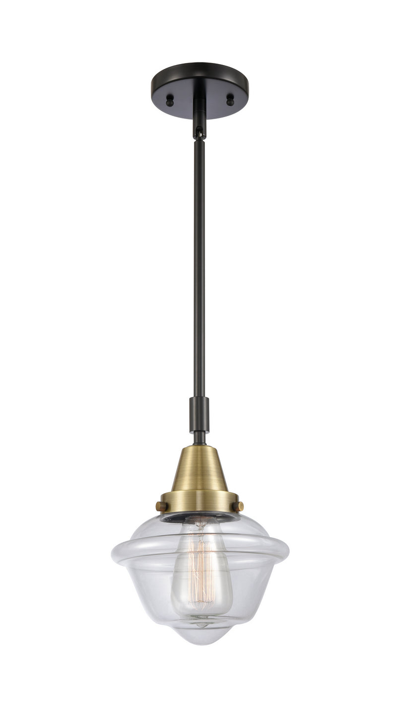 Innovations 447-1S-BAB-G532 One Light Mini Pendant, Black Antique Brass