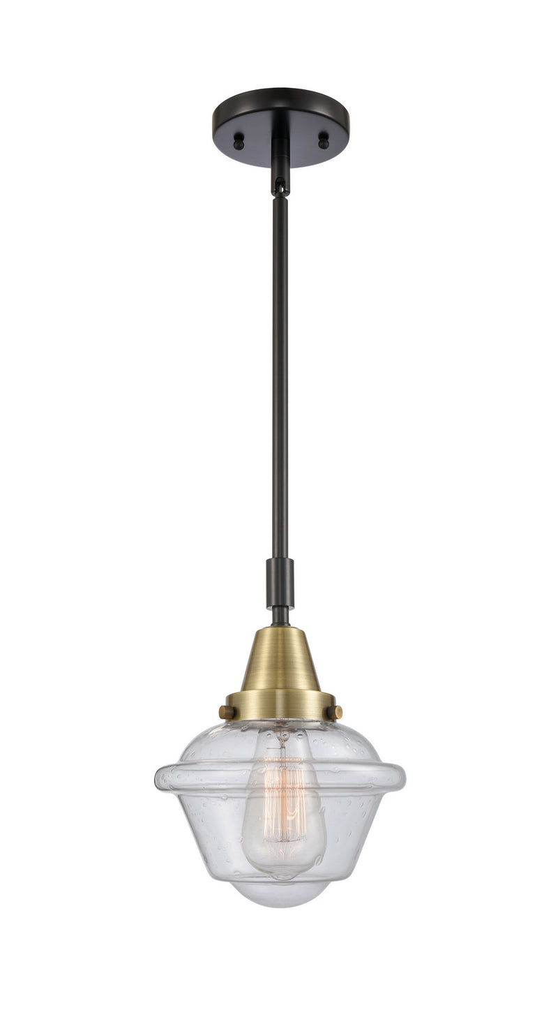 Innovations 447-1S-BAB-G534 One Light Mini Pendant, Black Antique Brass