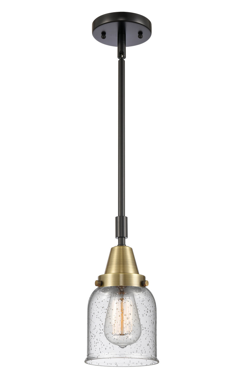 Innovations 447-1S-BAB-G54-LED LED Mini Pendant, Black Antique Brass
