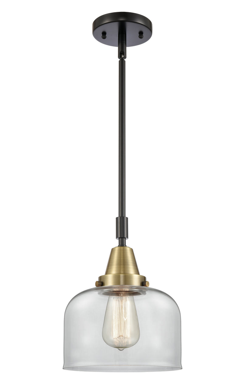 Innovations 447-1S-BAB-G72 One Light Mini Pendant, Black Antique Brass