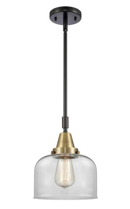 Innovations 447-1S-BAB-G72 One Light Mini Pendant, Black Antique Brass