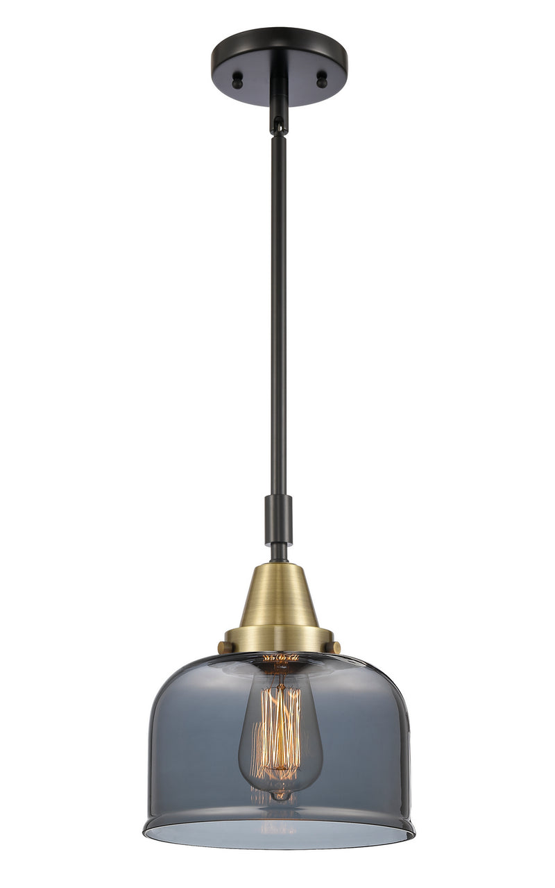 Innovations 447-1S-BAB-G73 One Light Mini Pendant, Black Antique Brass