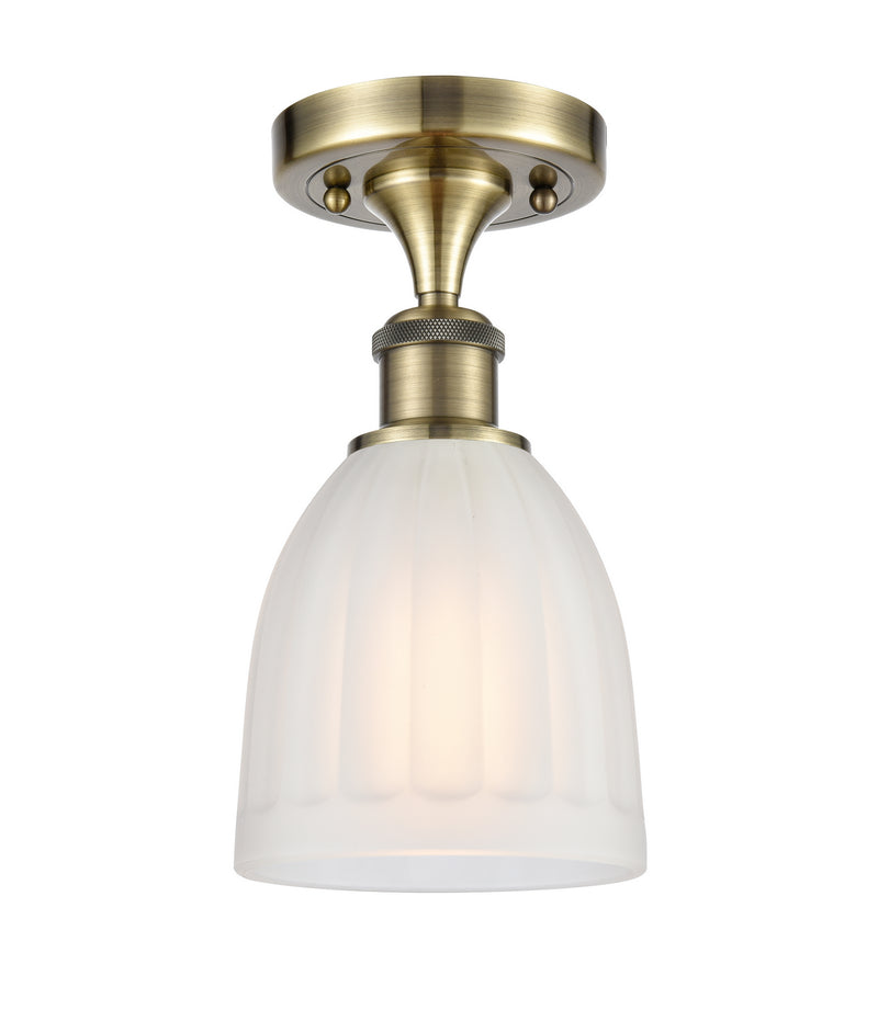Innovations 516-1C-AB-G441-LED LED Semi-Flush Mount, Antique Brass