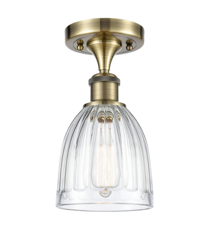 Innovations 516-1C-AB-G442-LED LED Semi-Flush Mount, Antique Brass