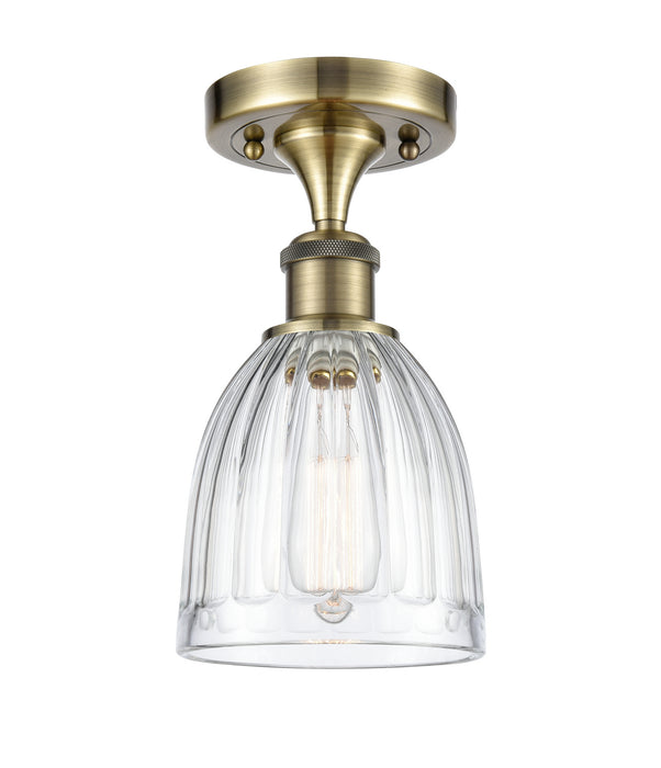 Innovations 516-1C-AB-G442-LED LED Semi-Flush Mount, Antique Brass
