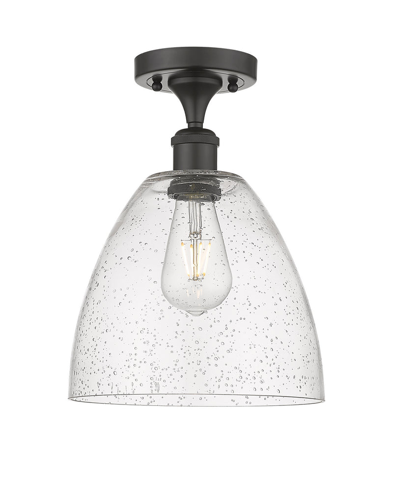 Innovations 516-1C-OB-GBD-94 One Light Semi-Flush Mount, Oil Rubbed Bronze