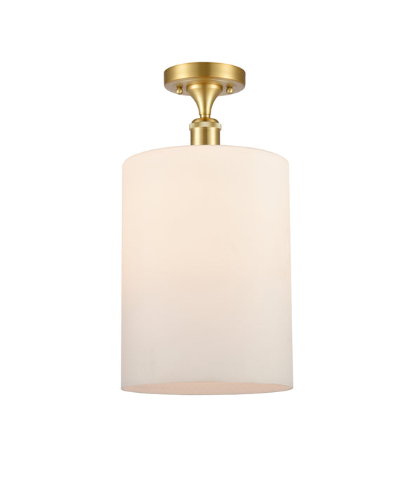 Innovations 516-1C-SG-G111-L One Light Semi-Flush Mount, Satin Gold