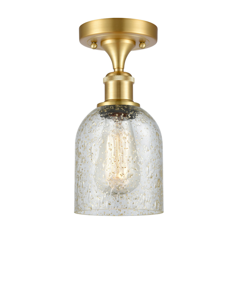 Innovations 516-1C-SG-G259-LED LED Semi-Flush Mount, Satin Gold