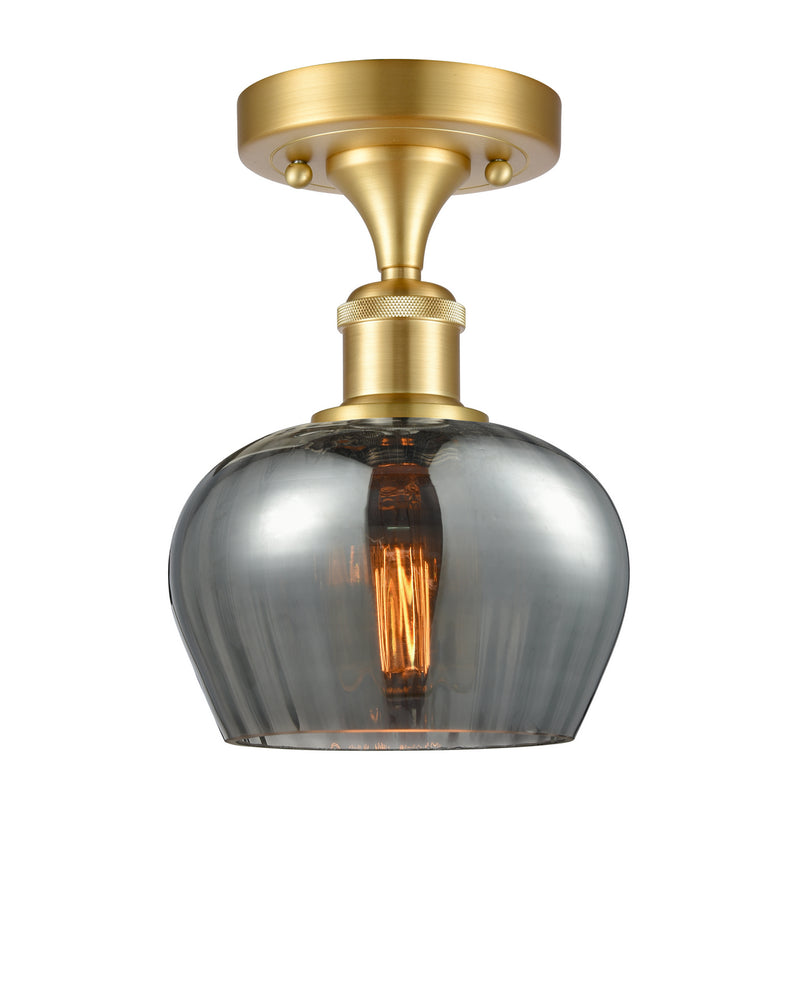 Innovations 516-1C-SG-G93-LED LED Semi-Flush Mount, Satin Gold