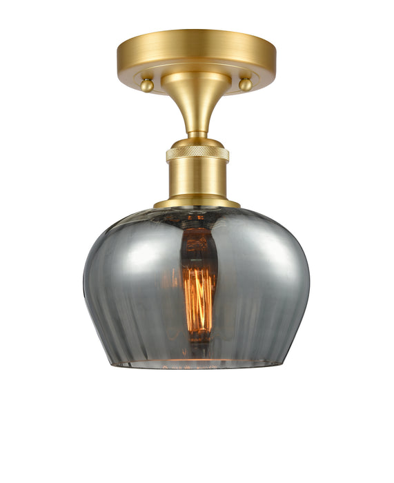 Innovations 516-1C-SG-G93-LED LED Semi-Flush Mount, Satin Gold