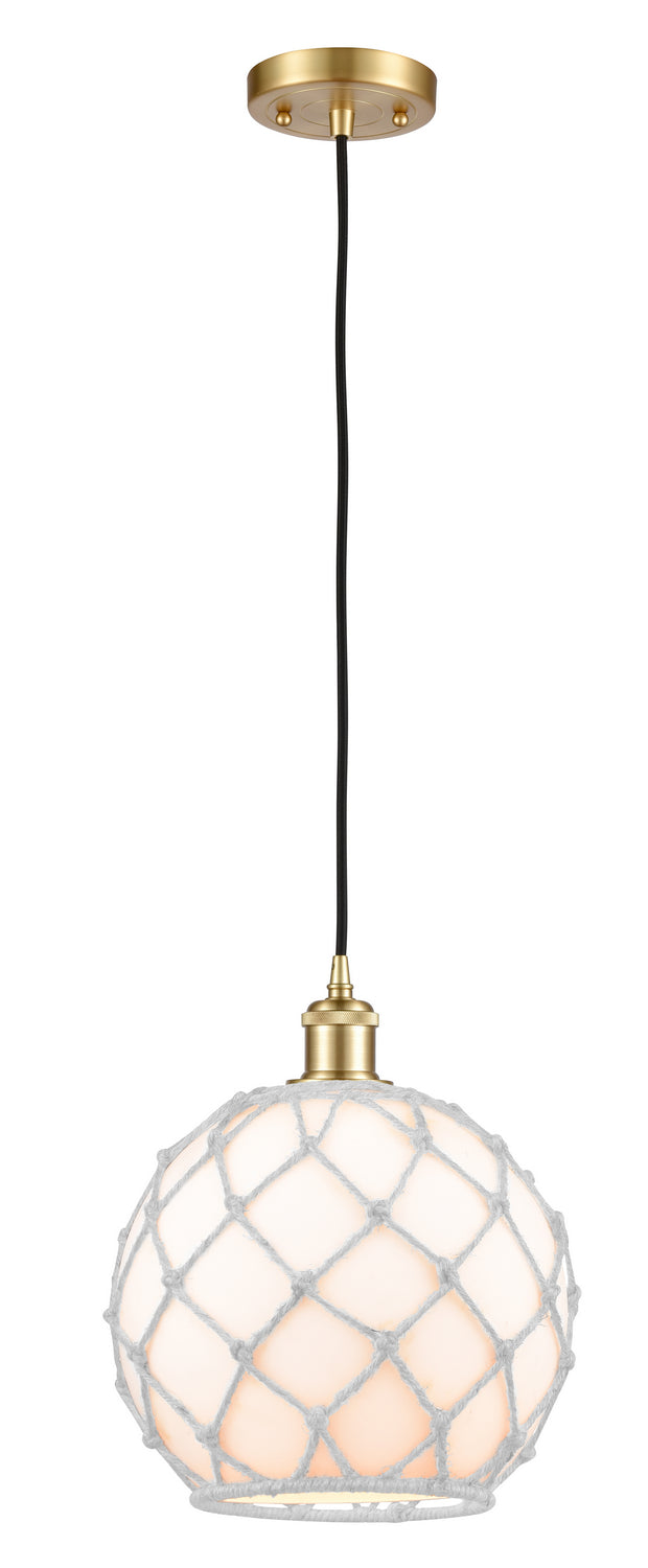 Innovations 516-1P-SG-G121-10RW-LED LED Mini Pendant, Satin Gold